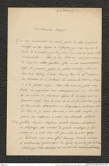 Nachlass Franz Steindachner, Brief von Pieter Doderlein an Franz Steindachner (30.05.1885), Inv.Nr. 110.02, Seite 1